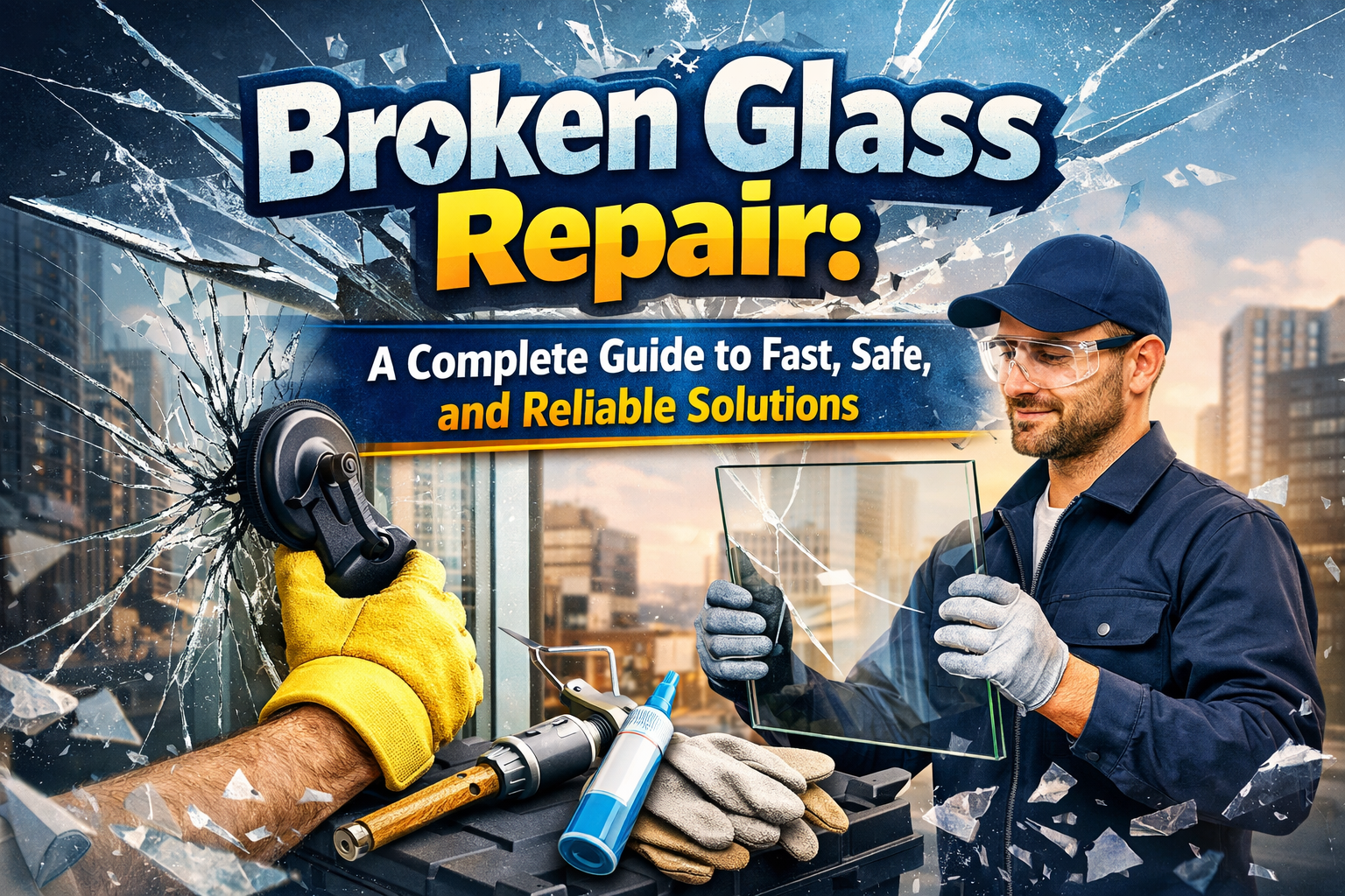Fast and reliable Broken Glass Repair services for homes and businesses. Get expert Emergency Glass Repair, Local Glass Replacement, and trusted Local Window Fitters near you.