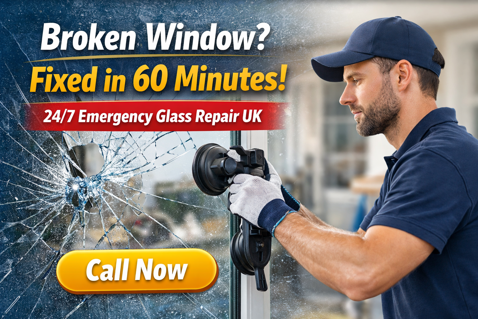Broken Window? Here’s How to Get It Fixed Within 60 Minutes