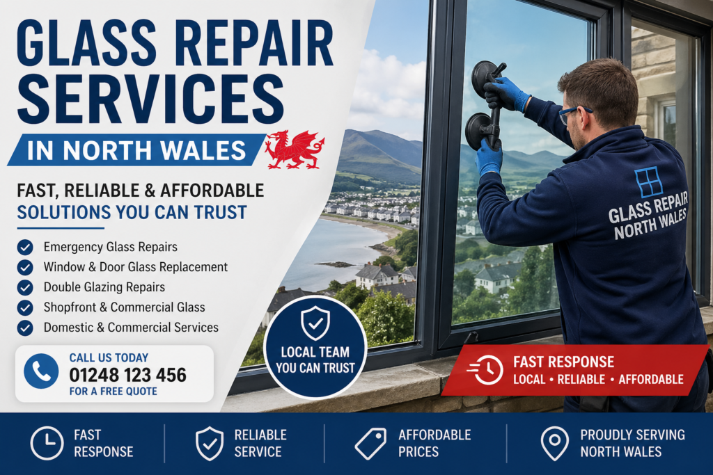 Glass Repair Services in North Wales – Fast, Reliable & Affordable Solutions You Can Trust