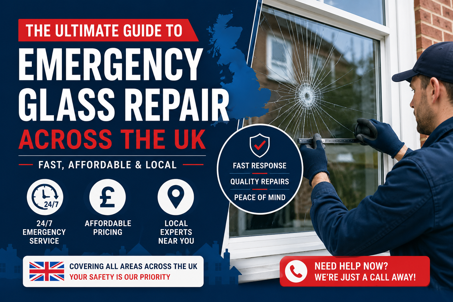 Emergency Glass Repair Across the Uk
