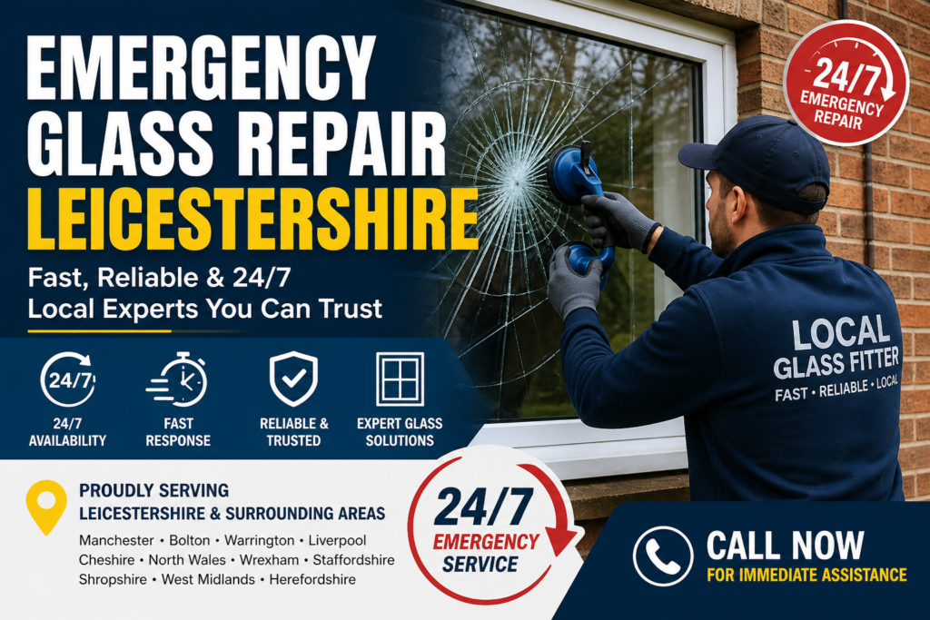 Emergency Glass Repair Leicestershire