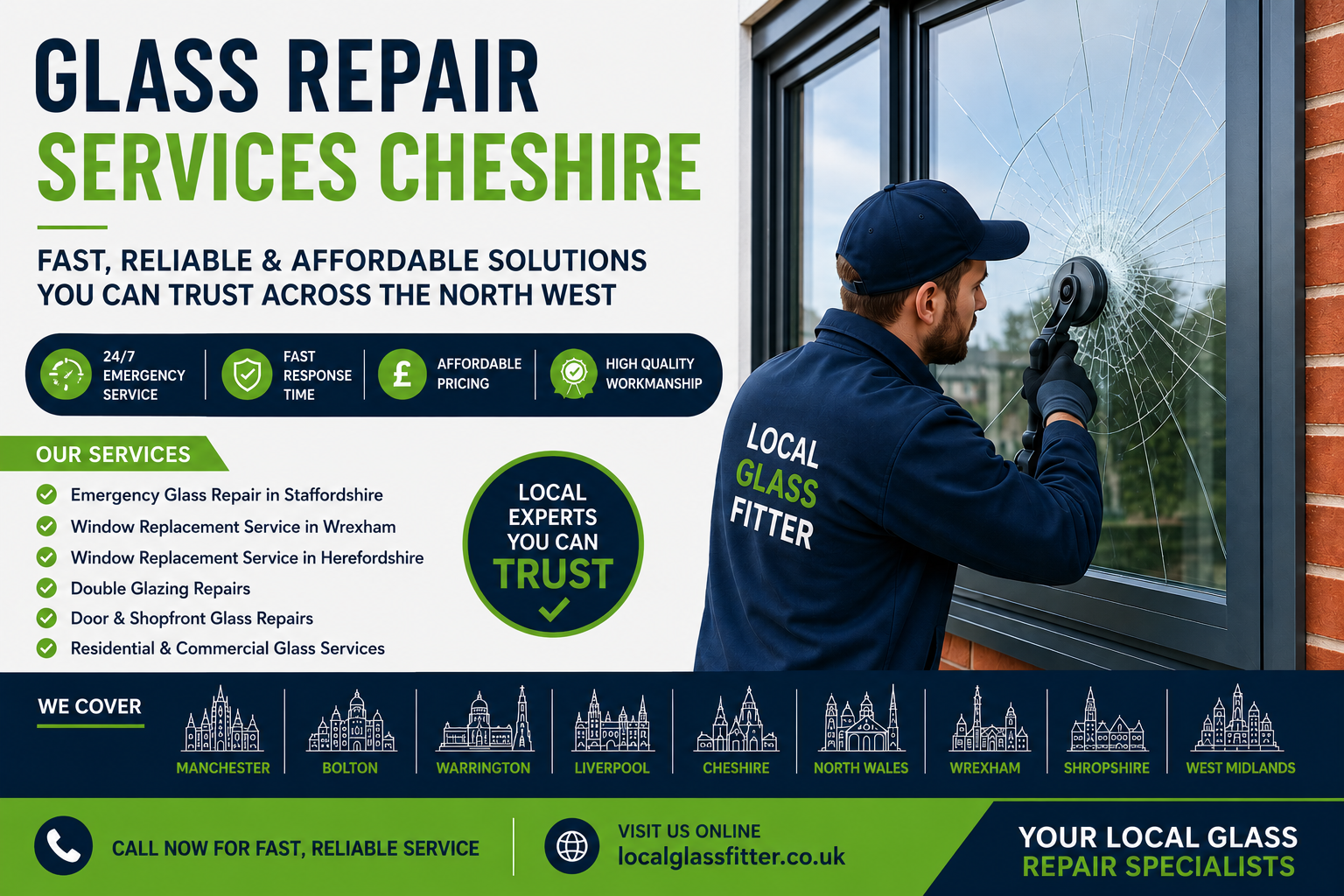 Glass Repair Services Cheshire